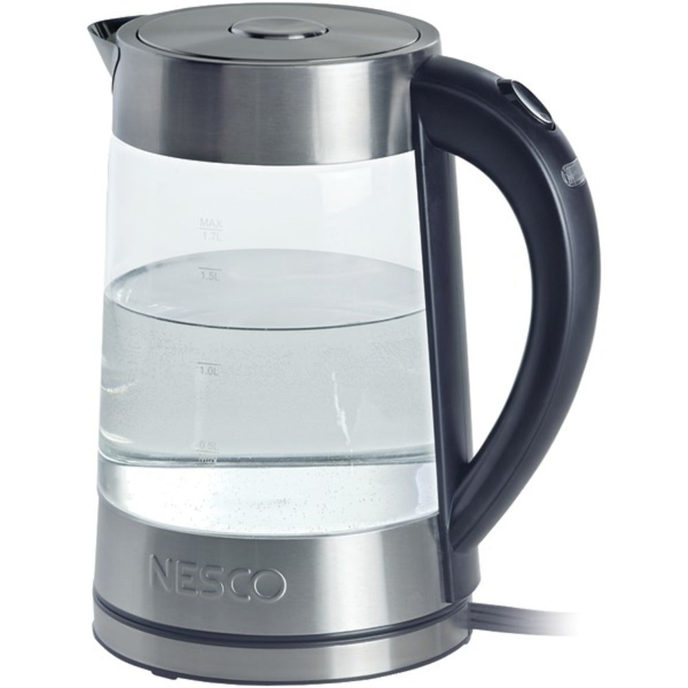 Nesco(R) GWK-02 1.8-Liter Electric Glass Water Kettle