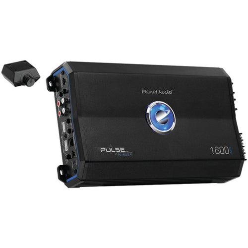 Planet Audio(R) PL1600.4 Pulse Series 4-Channel MOSFET Class AB Amp (1