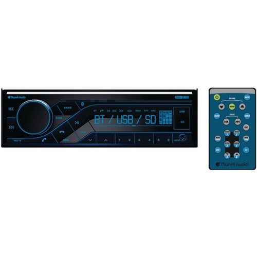 Planet Audio(R) P370MB Single-DIN In-Dash Mechless AM/FM Receiver with