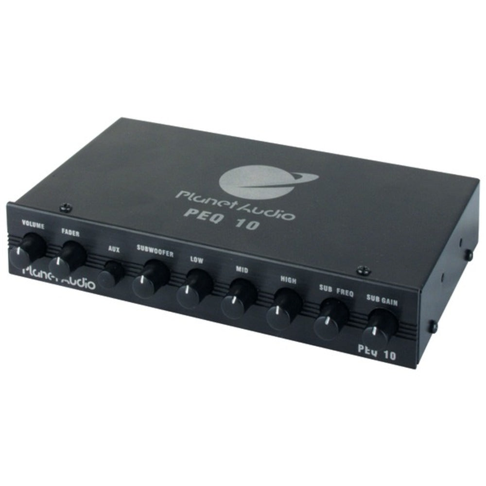 Planet Audio(R) PEQ10 Half-DIN 4-Band Graphic Equalizer