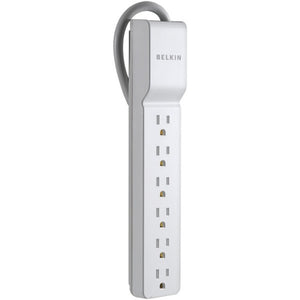 Belkin(R) BE106000-2.5 6-Outlet Home/Office Surge Protector (2.5ft cor
