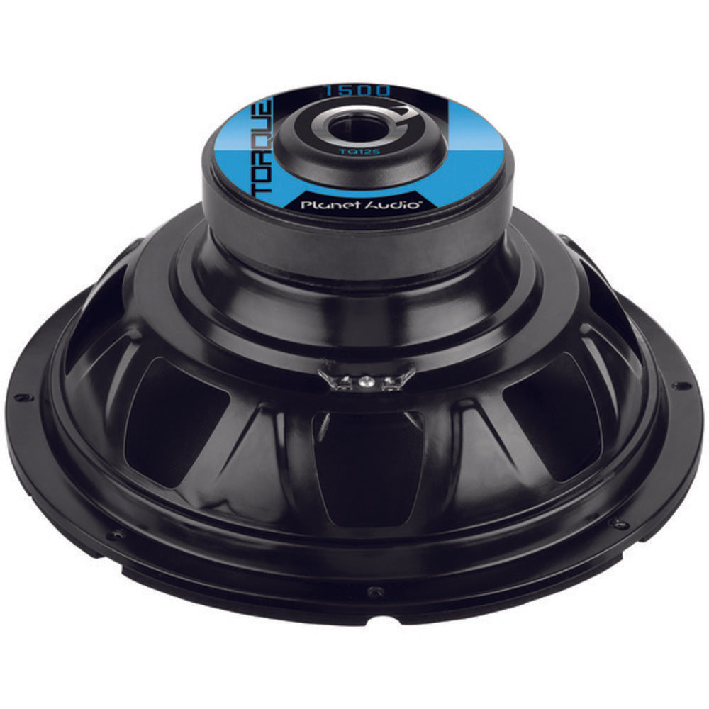Planet Audio(R) TQ12S Torque Series Single Voice-Coil Subwoofer (12, 1