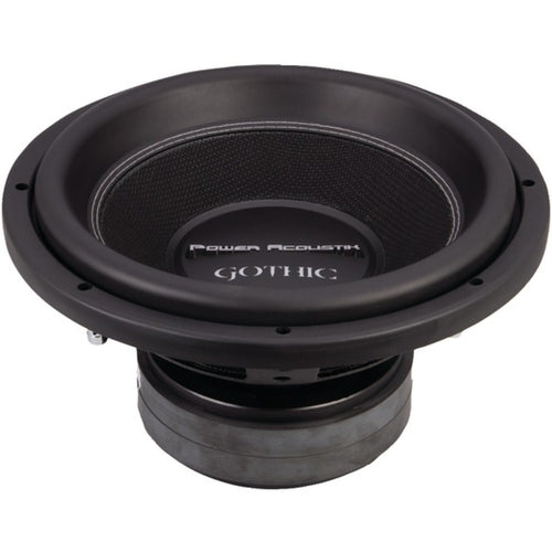 Power Acoustik GW3-12 Gothic Series 2ohm Dual Voice-Coil Subwoofer (12