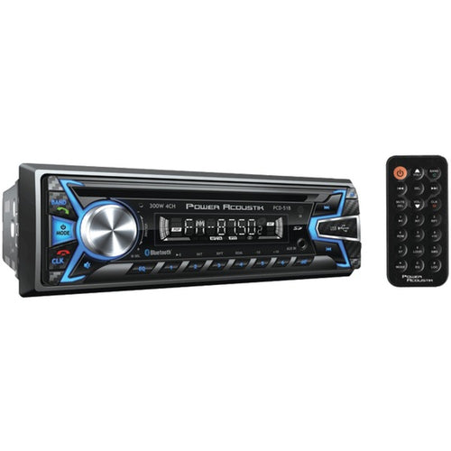 Power Acoustik PCD-51B Single-DIN In-Dash CD/MP3 AM/FM Receiver (With