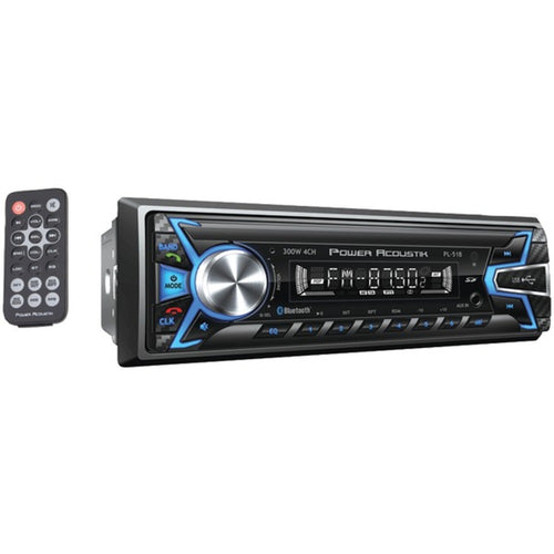 Power Acoustik(R) PL-51B Single-DIN In-Dash Digital Audio Receiver (Bl