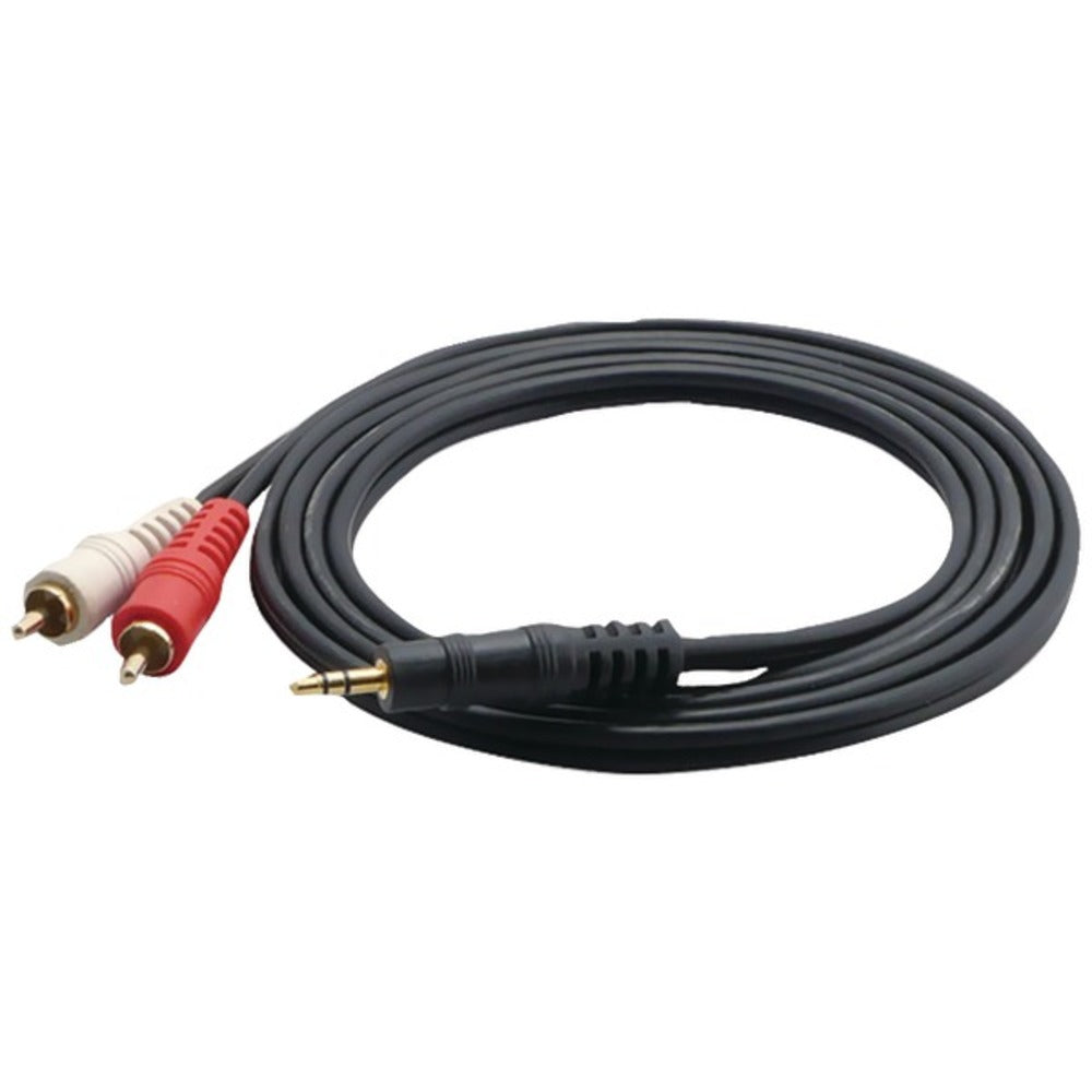 Pyle Pro(R) PCBL42FT6 12-Gauge RCA L/R Male to 3.5mm Stereo Male Y-Cab