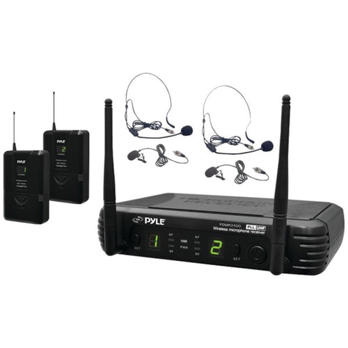Pyle Pro(R) PDWM3400 Premier Series Professional UHF Wireless Micropho