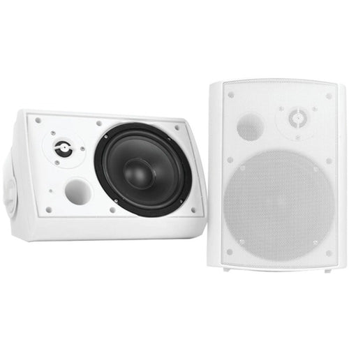 Pyle Home PDWR51BTWT 5.25 Indoor/Outdoor Wall-Mount Bluetooth Speaker