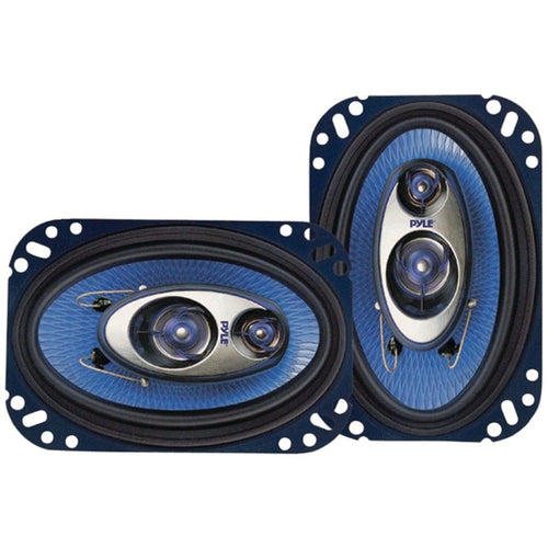 Pyle(R) PL463BL Blue Label Speakers (4 x 6, 3 Way)