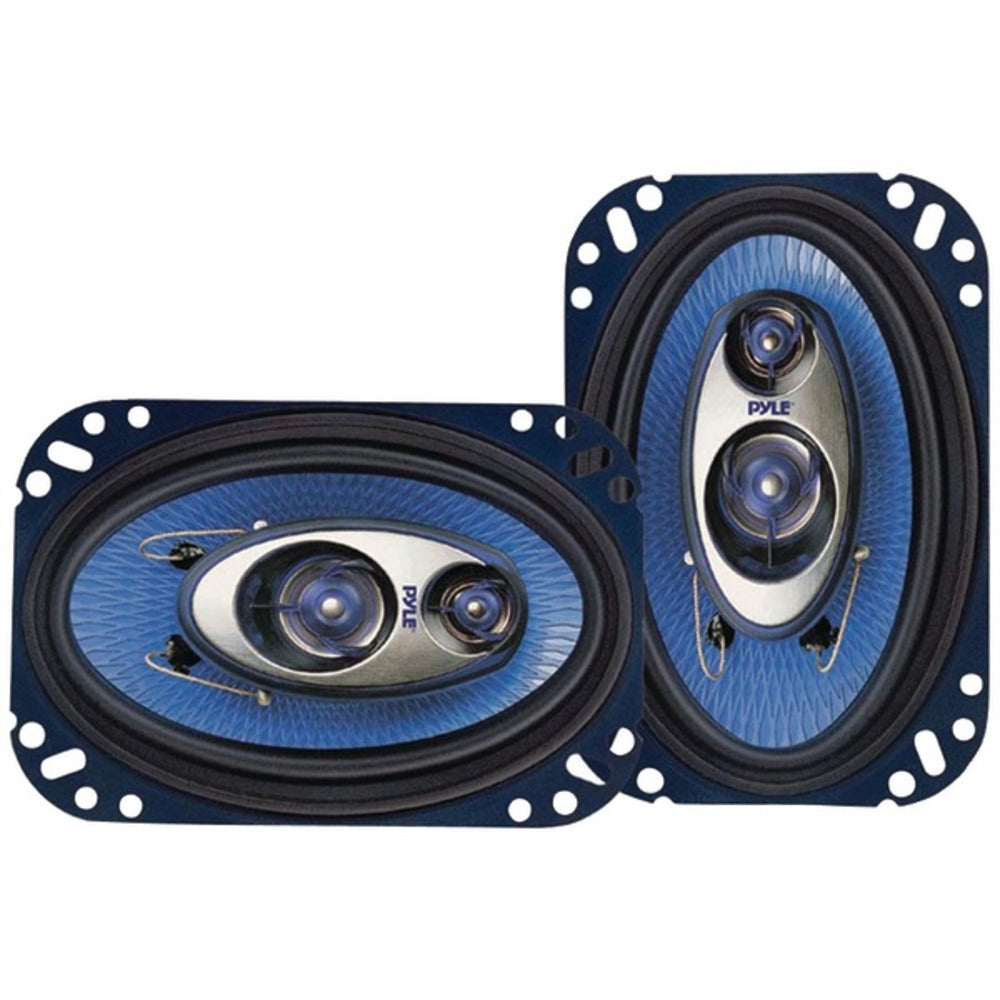 Pyle(R) PL463BL Blue Label Speakers (4 x 6, 3 Way)