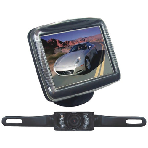 Pyle(R) PLCM36 3.5 Slim TFT LCD Universal Mount Monitor System with Li
