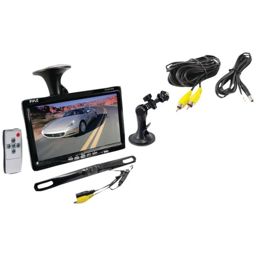Pyle(R) PLCM7500 7 Window Suction-Mount LCD Widescreen Monitor & Licen