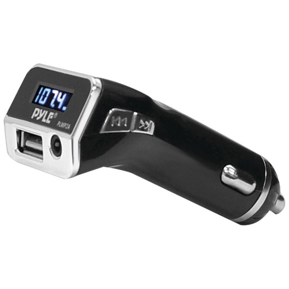 Pyle(R) PLMP2A FM Radio Transmitter with USB Port for Charging Devices