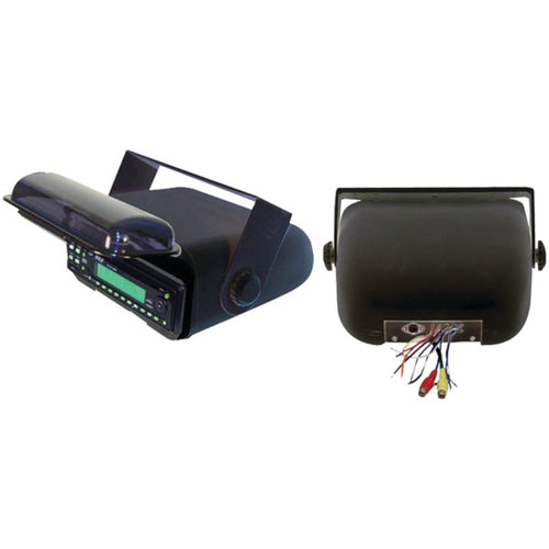 Pyle(R) PLMRCB3 Universal Marine Stereo Housing with Full Chassis-Wire