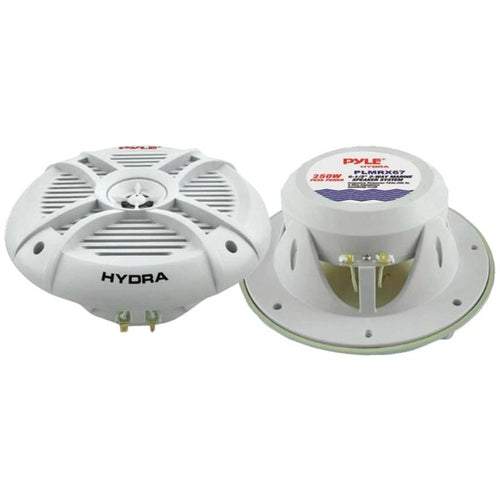 Pyle(R) PLMRX67 Hydra Series Aqua Pro 6.5 250-Watt 2-Way Marine Speake