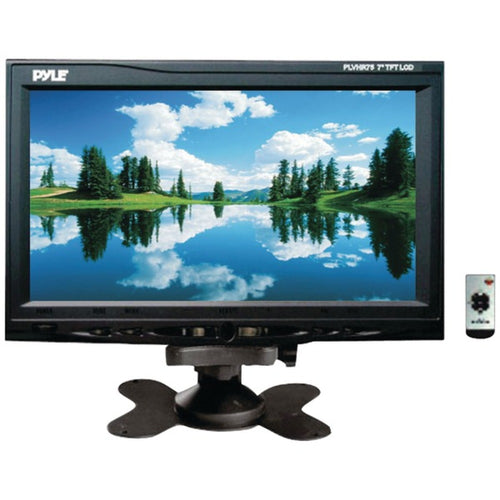 Pyle(R) PLVHR75 7 Headrest Monitor with Stand & Headrest Shroud