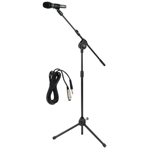 Pyle Pro(R) PMKSM20 Microphone & Tripod Stand with Extending Boom & Mi
