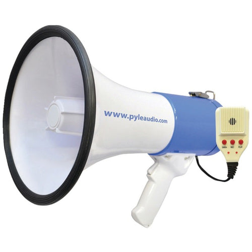 Pyle Pro(R) PMP59IR 50-Watt Megaphone Bullhorn with Record, Siren & Ta
