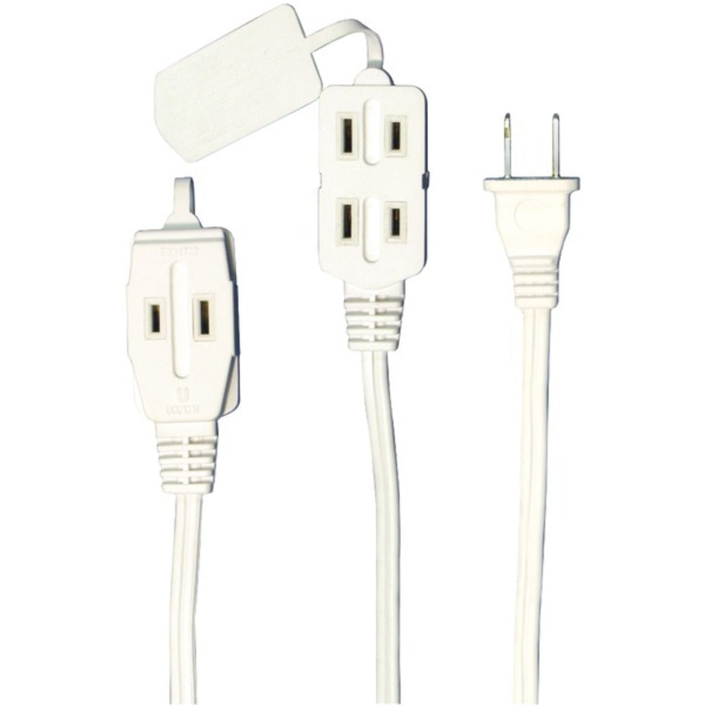 Axis(TM) 45502 2-Prong 3-Outlet Indoor Extension Cord, 6ft