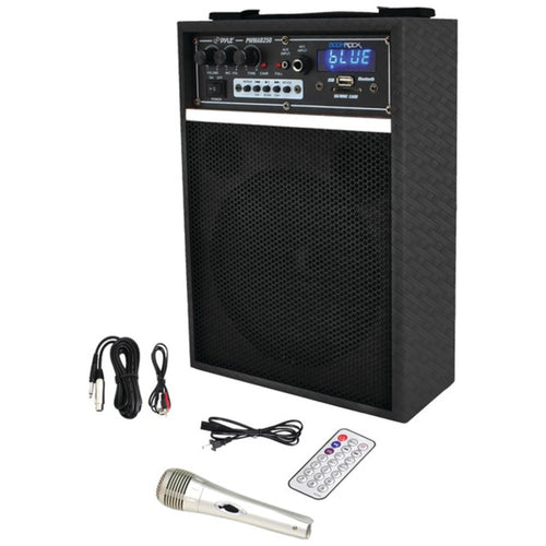 Pyle Pro(R) PWMAB250BK 300-Watt Bluetooth(R) 6.5 Portable PA Speaker S