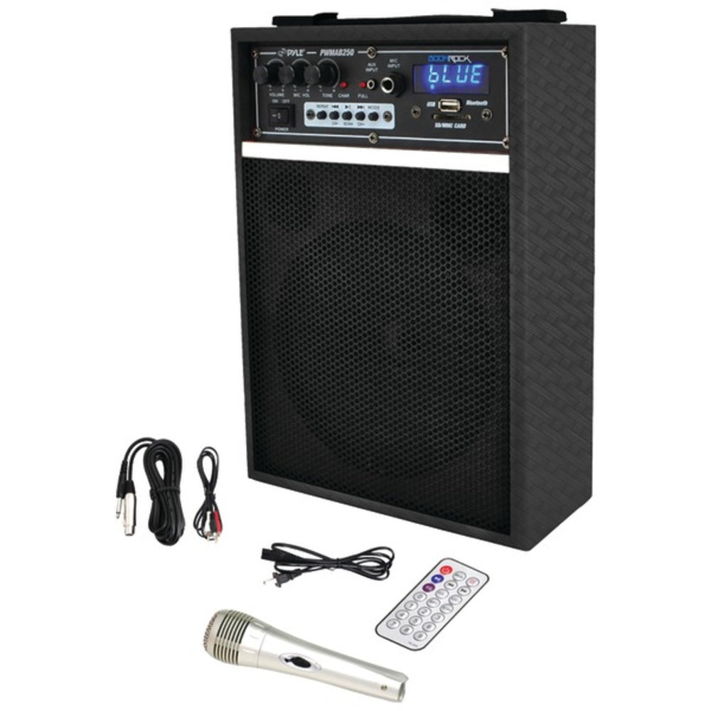 Pyle Pro(R) PWMAB250BK 300-Watt Bluetooth(R) 6.5 Portable PA Speaker S