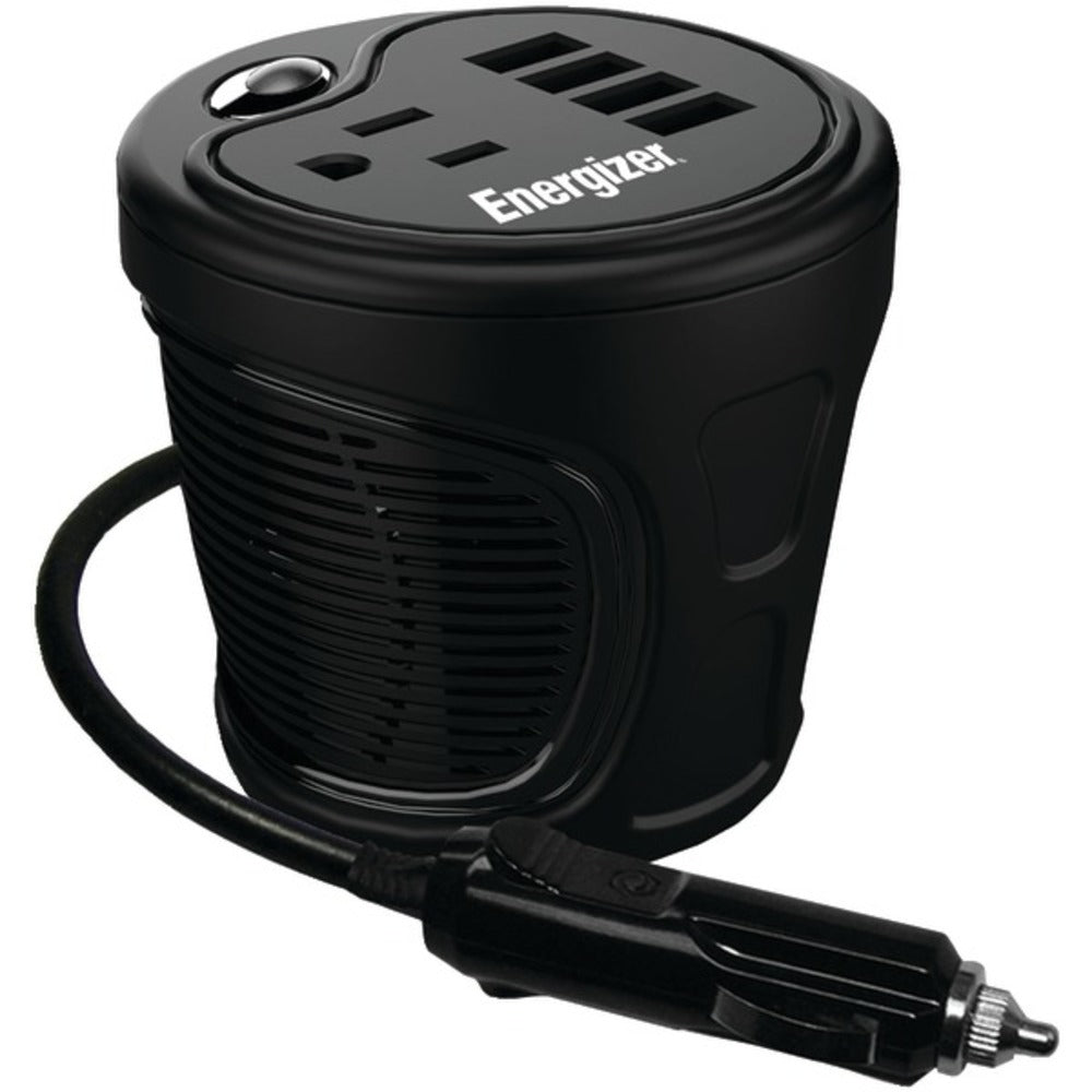 Energizer(R) EN180 12-Volt Cup-Holder Power Inverter (180 Watts)