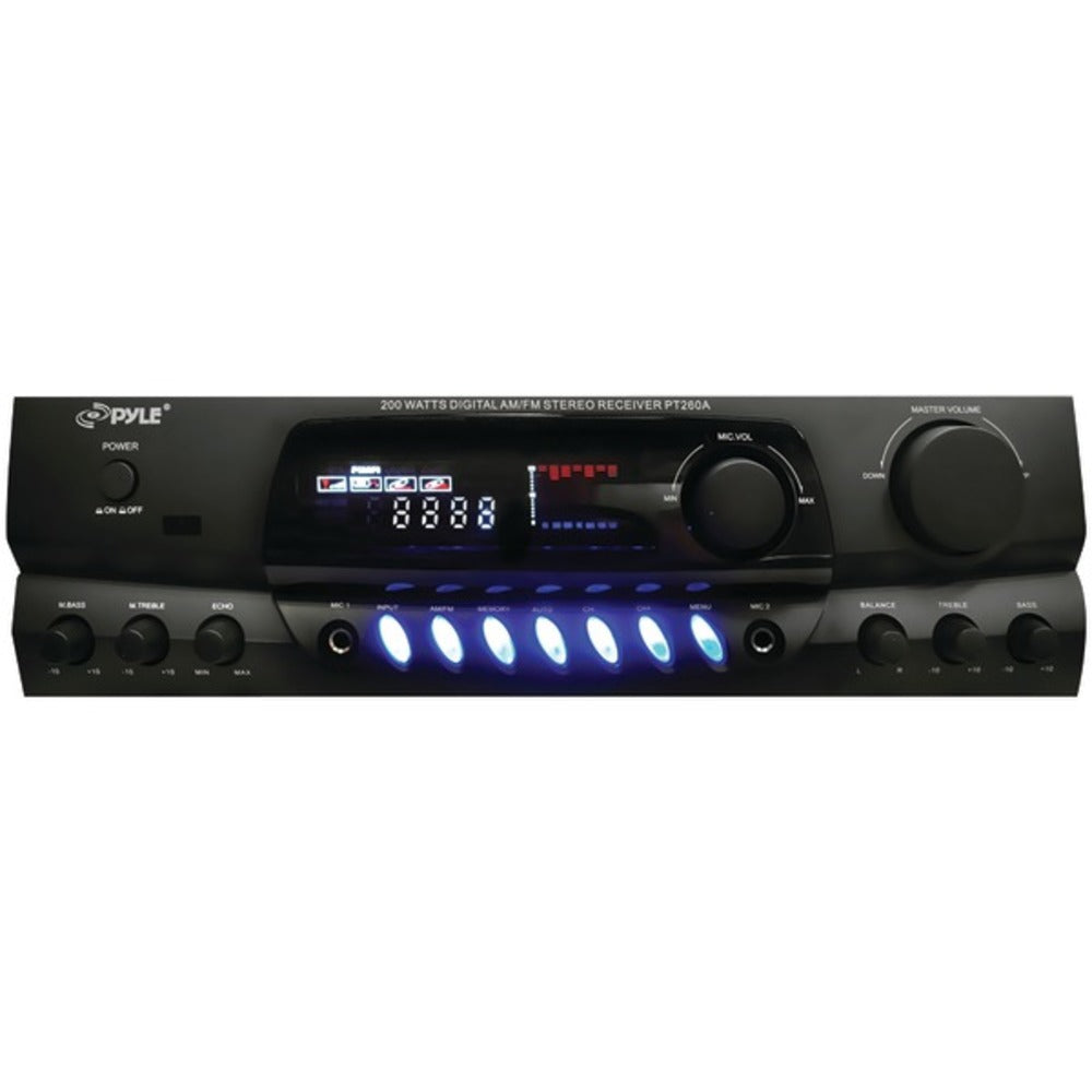 Pyle Home(R) PT260A 200-Watt Digital Stereo Receiver