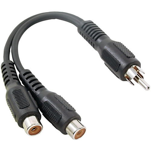 RCA(R) AH25R RCA Y-Adapter (1 Male to 2 Females)