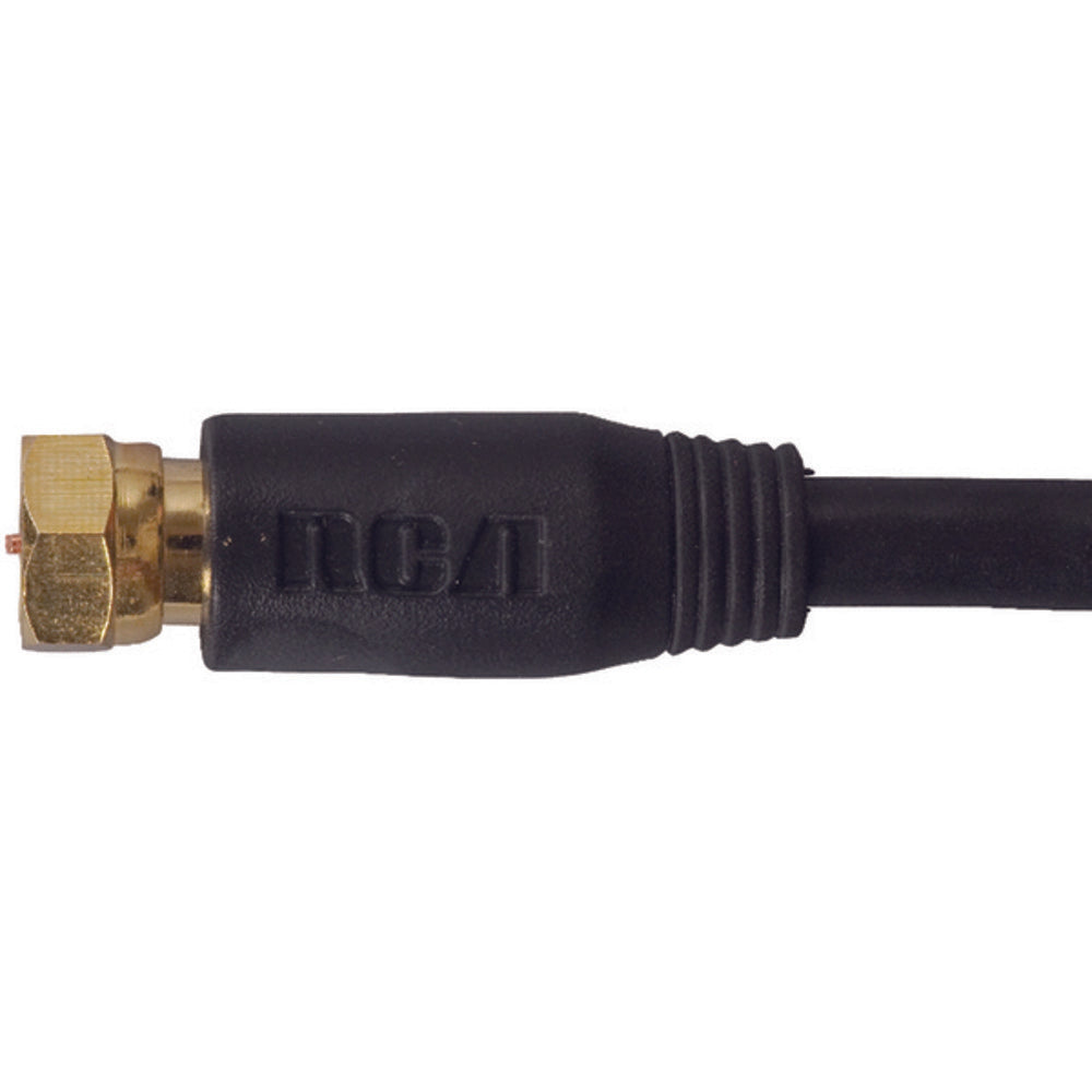 RCA(R) VH625R RG6 Coaxial Cable (25ft; Black)
