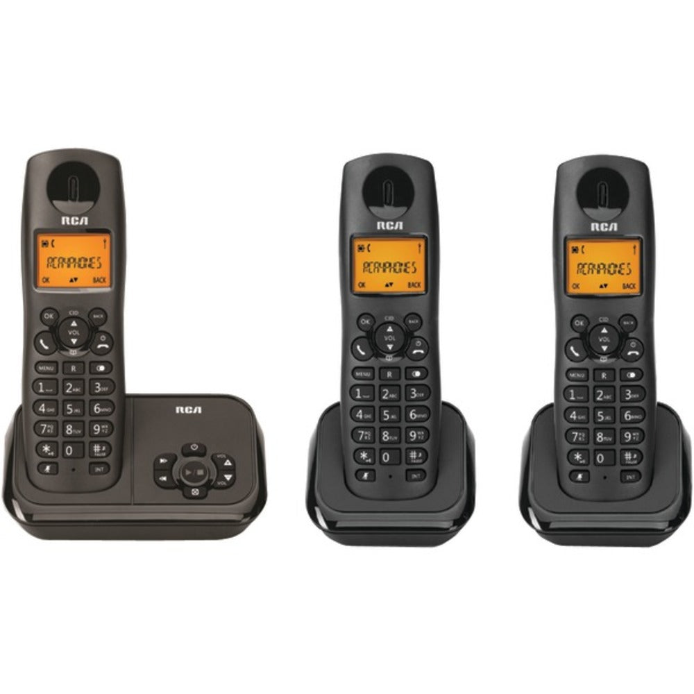 RCA(R) 2162-3BKGA Element Series DECT 6.0 Cordless Phone with Caller I